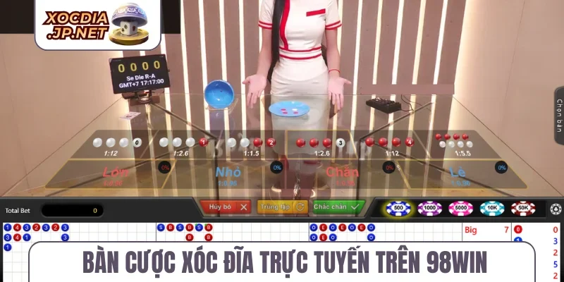 Bàn cược xóc đĩa trực tuyến trên 98Win