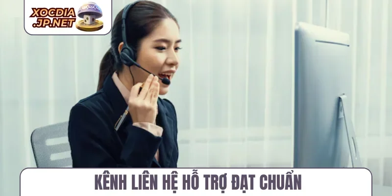 Kênh liên hệ hỗ trợ đạt chuẩn