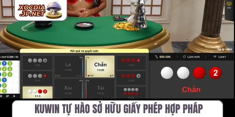 Kuwin tự hào sở hữu giấy phép hợp pháp