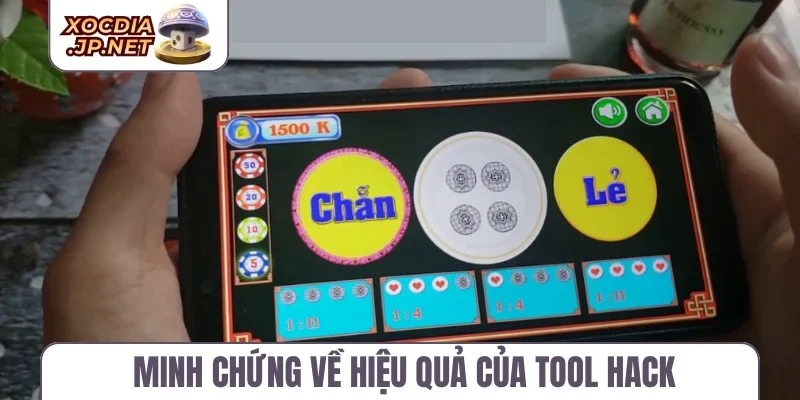 Minh chứng về hiệu quả của tool hack